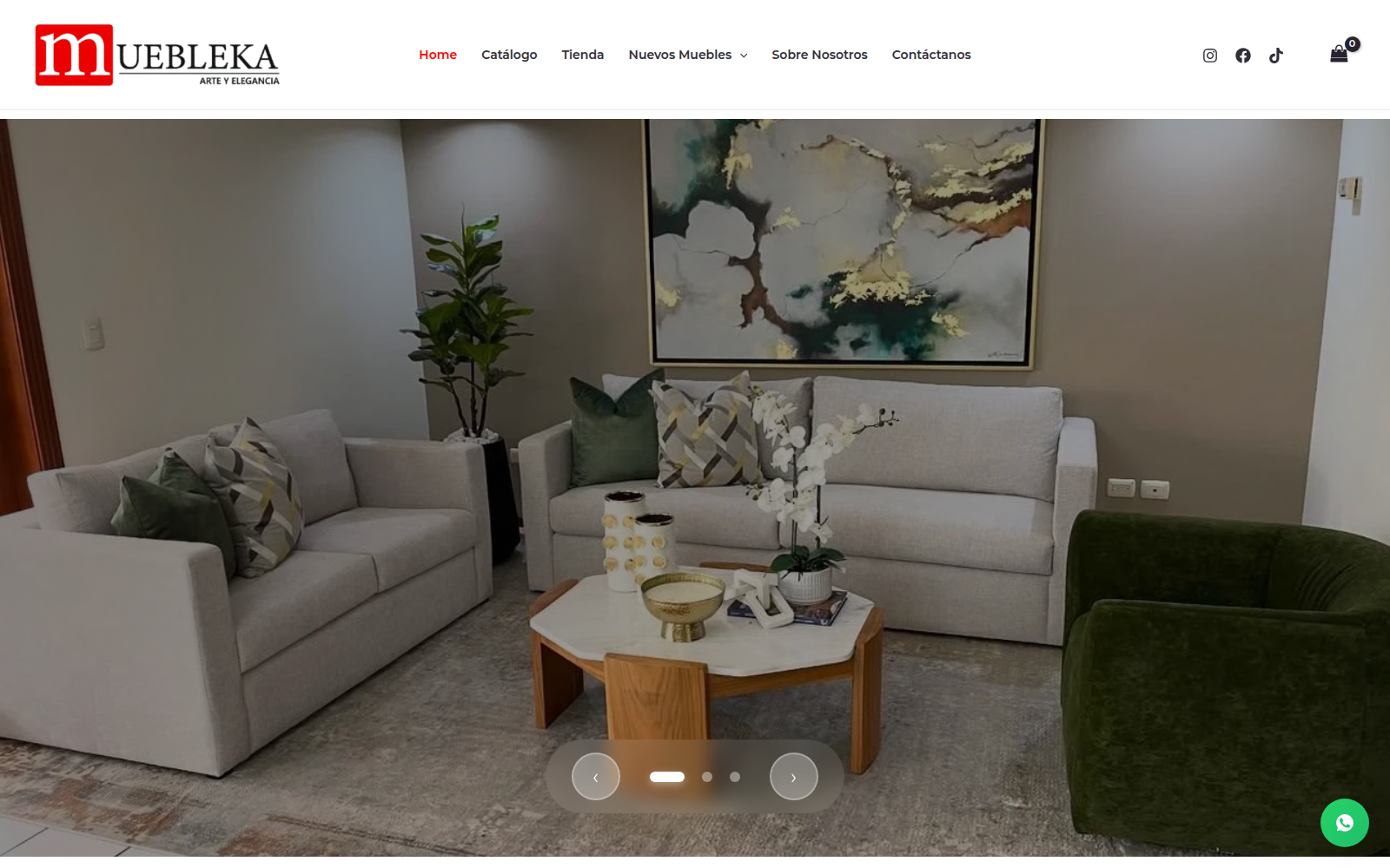 Muebleka E-commerce Sitio Real